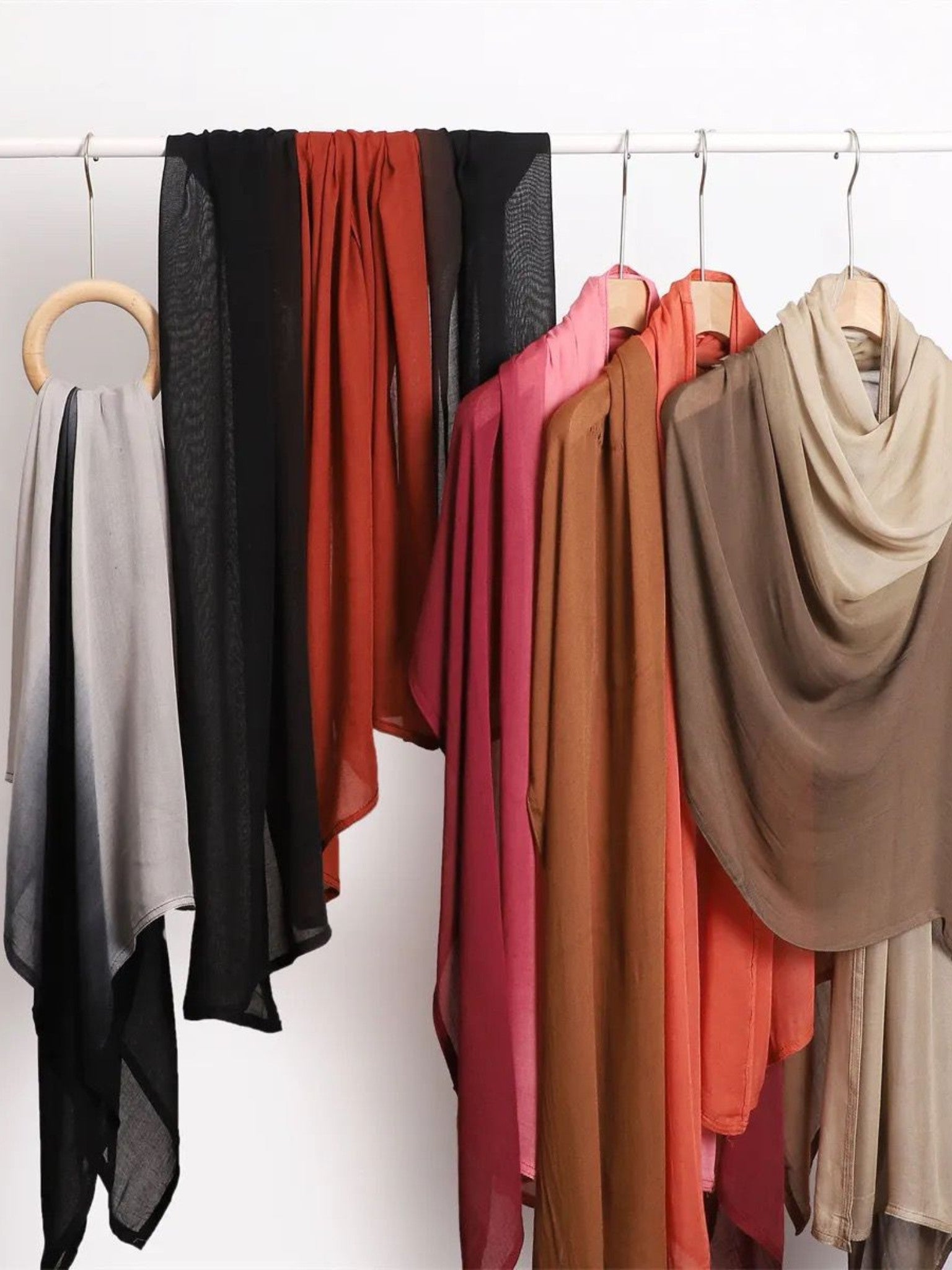 Modal Ombre Hijab - Royal Plum
