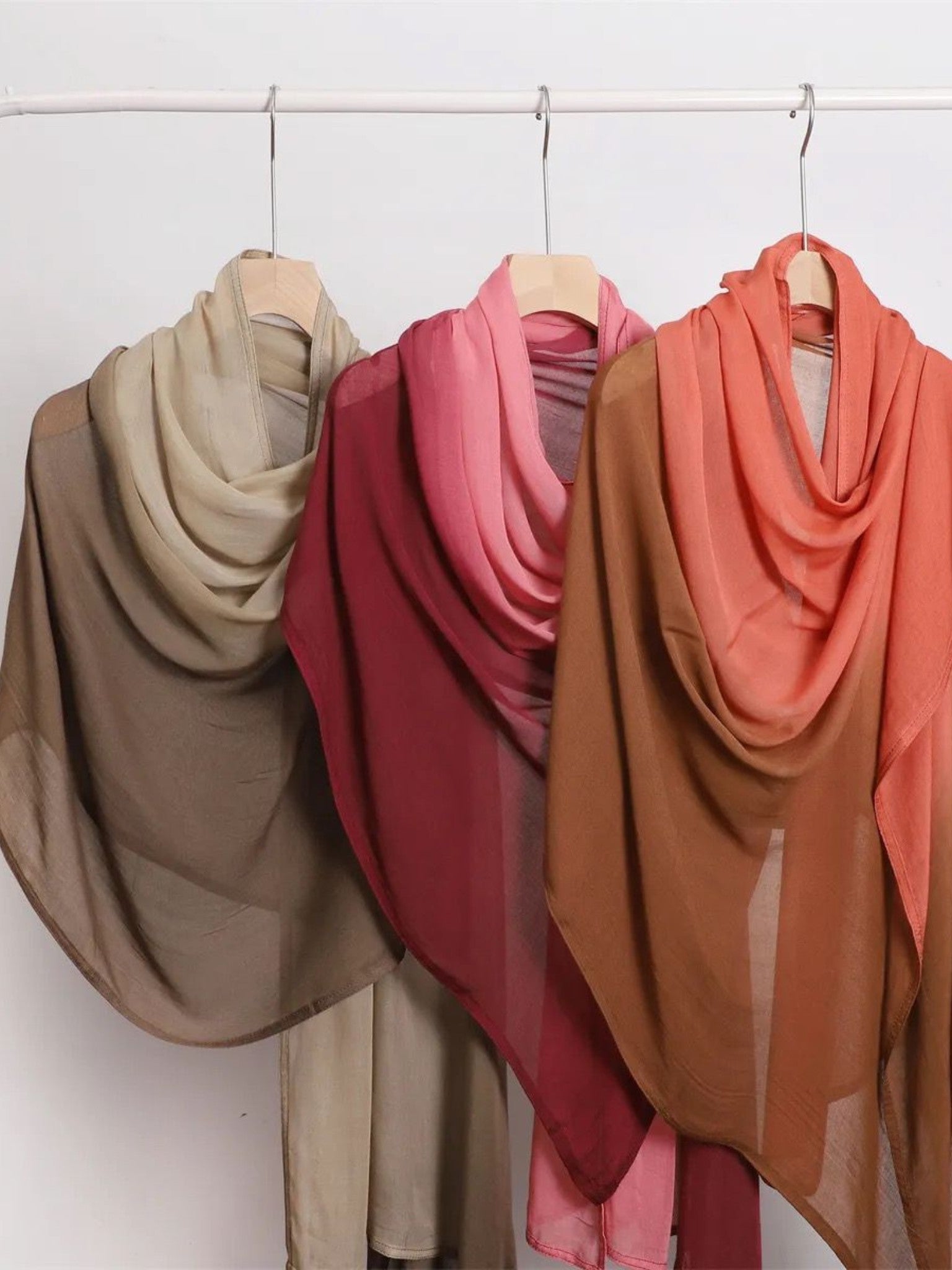 Modal Ombre Hijab - Amber Spice - Aneeq Modest Wear