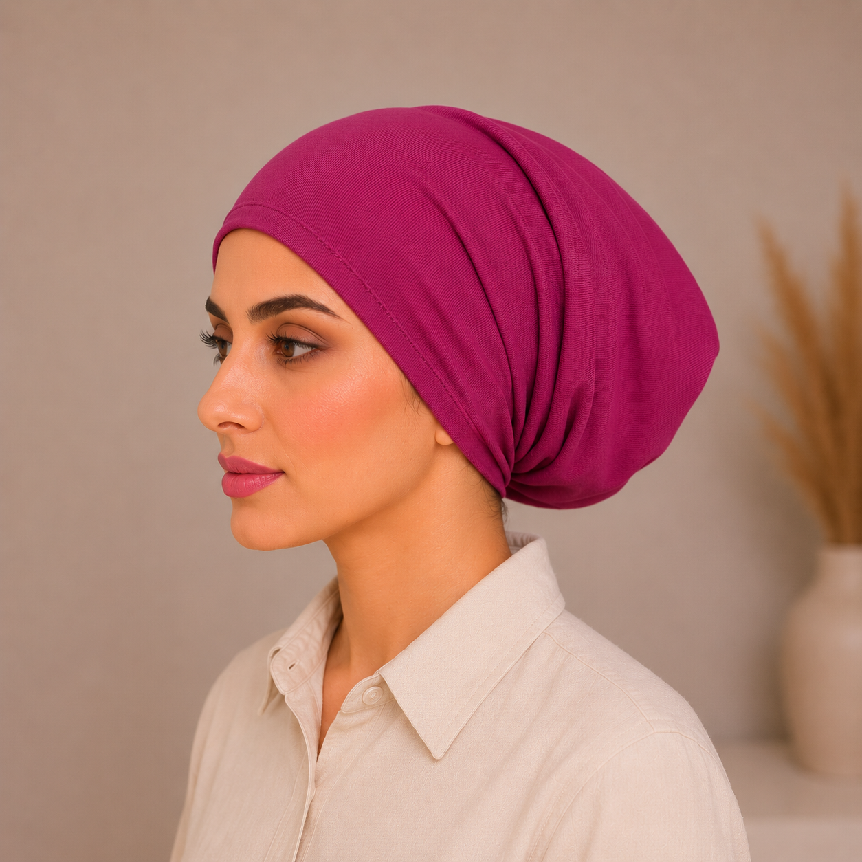 Hijab Cap - Magenta