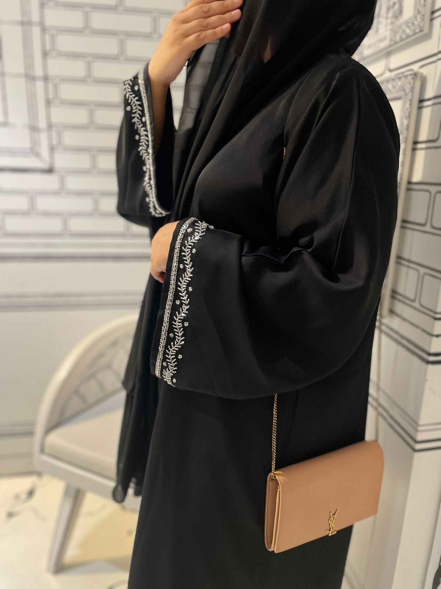 Almas Abaya - Aneeq Modest Wear