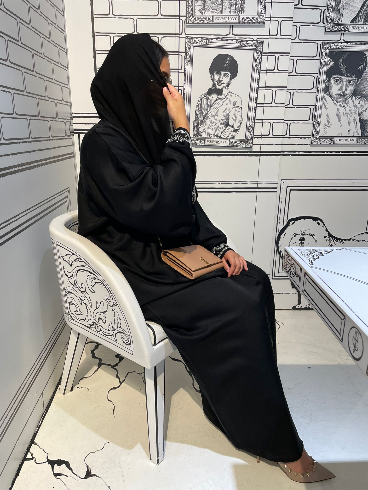 Almas Abaya - Aneeq Modest Wear