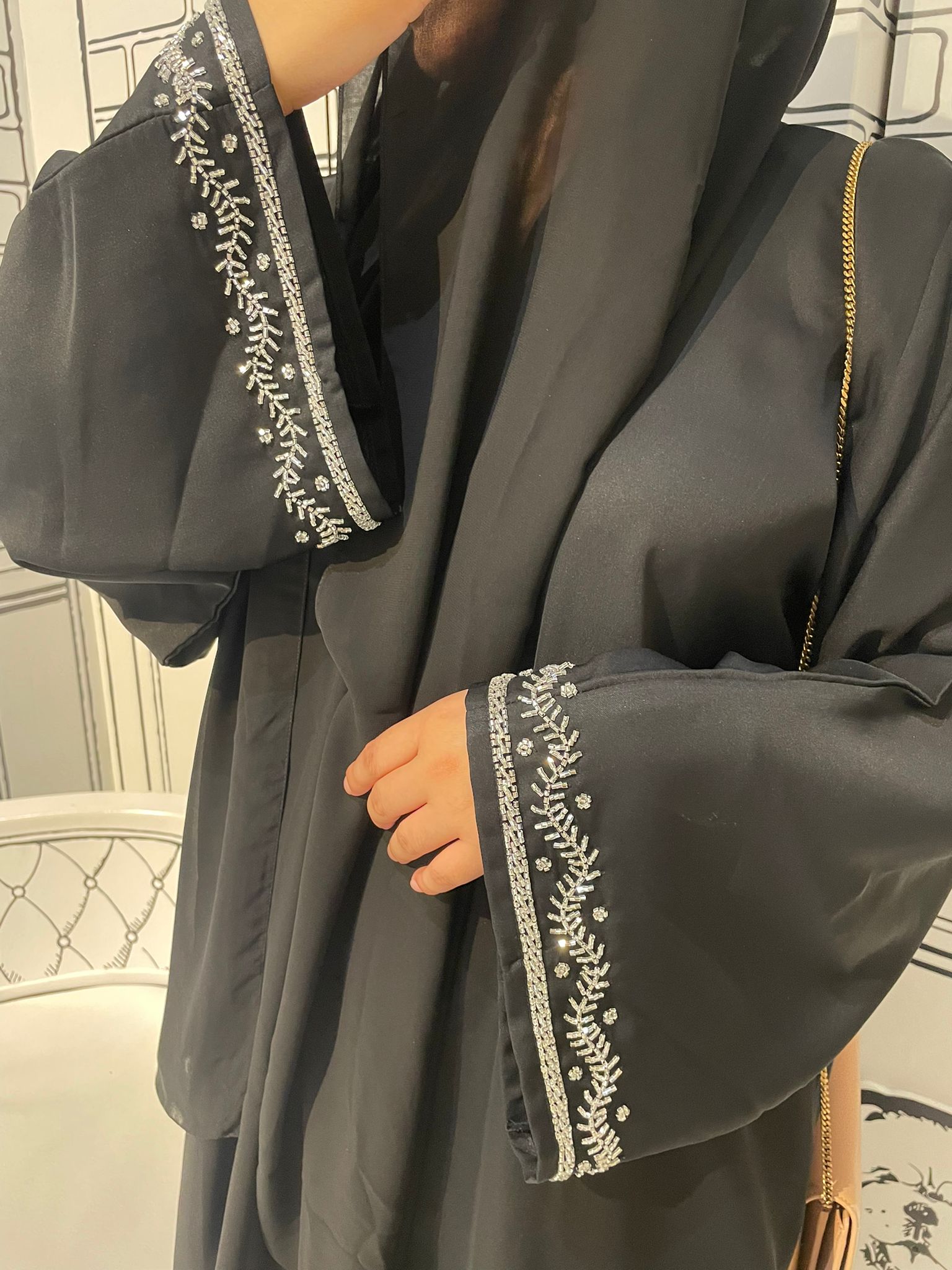 Almas Abaya - Aneeq Modest Wear