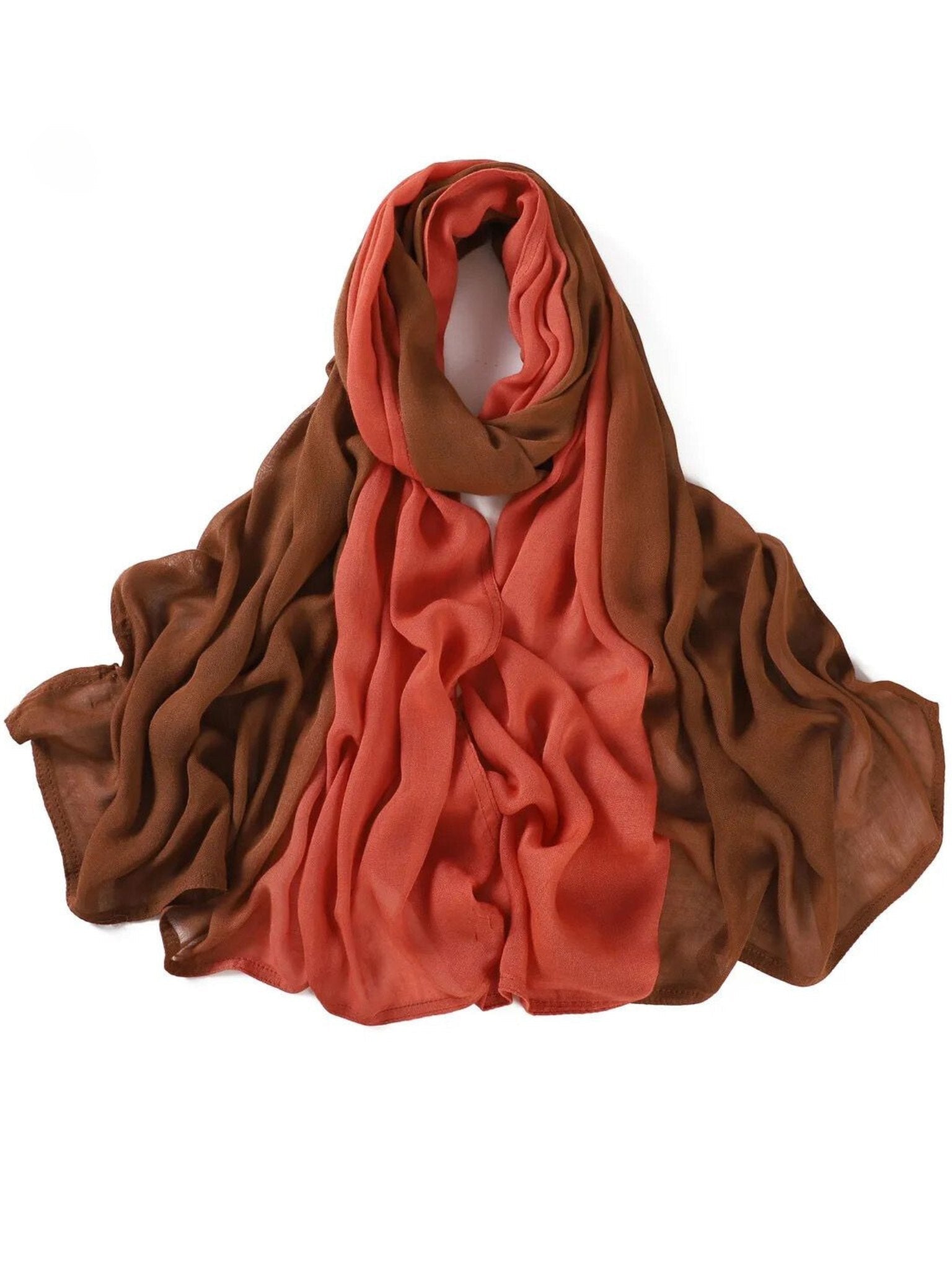 Modal Ombre Hijab - Amber Spice - Aneeq Modest Wear