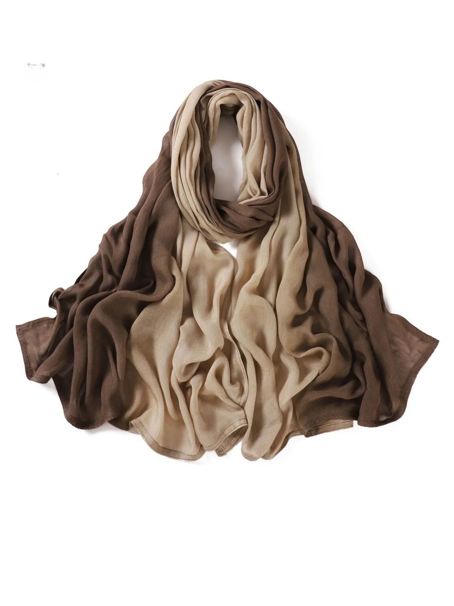 Modal Ombre Hijab - Mocha - Aneeq Modest Wear