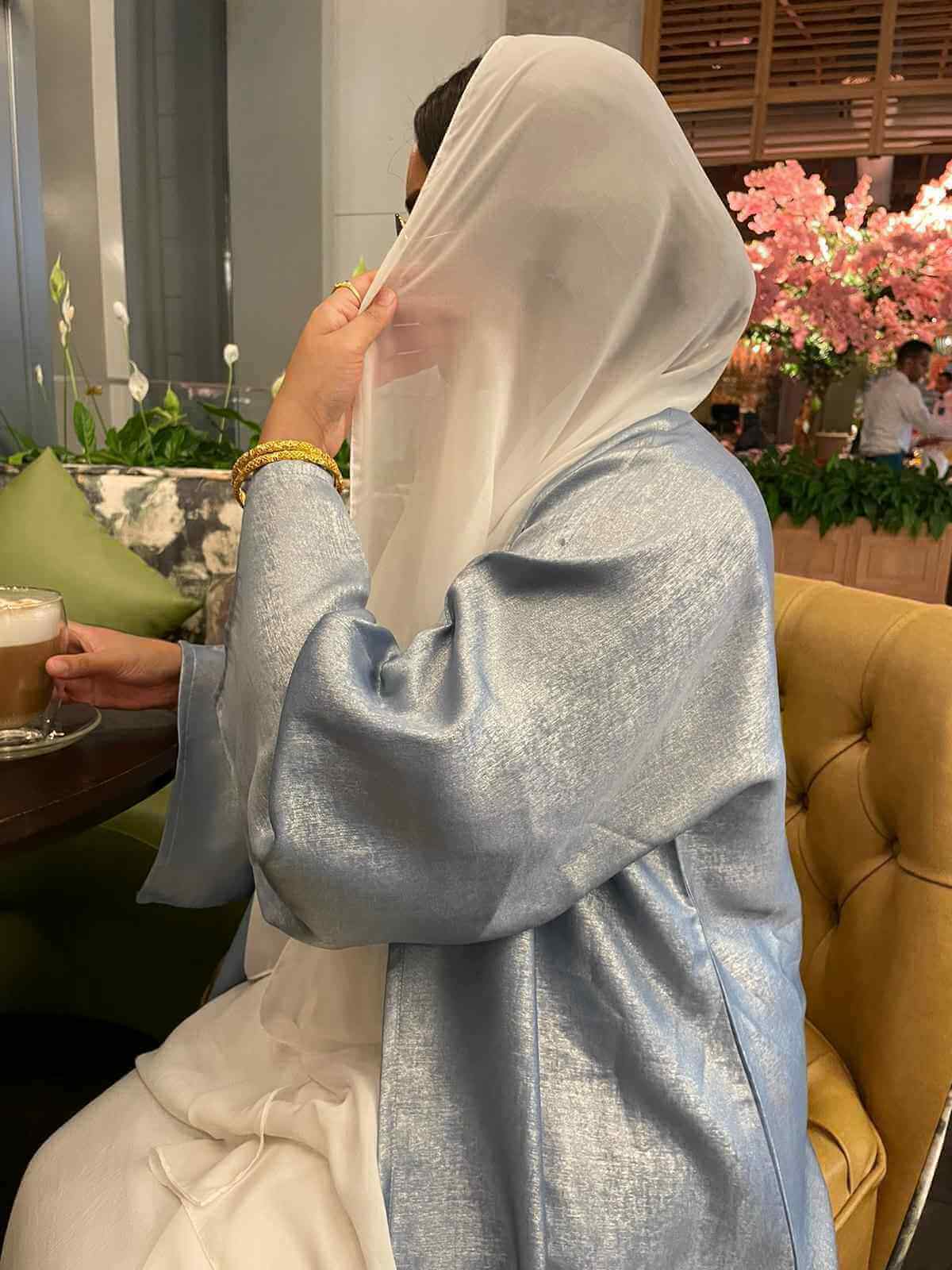 Powder Blue Zahari - Aneeq Modest Wear